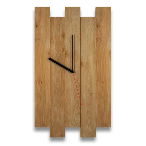 Rough Wooden Cut Clock
